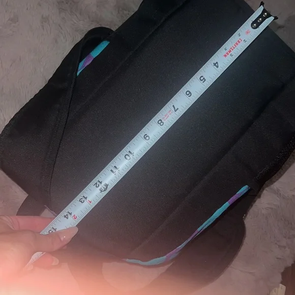 Wildkin purple turquoise blue polka dot backpack 🎒school bookbag zipper pockets - Picture 9 of 11